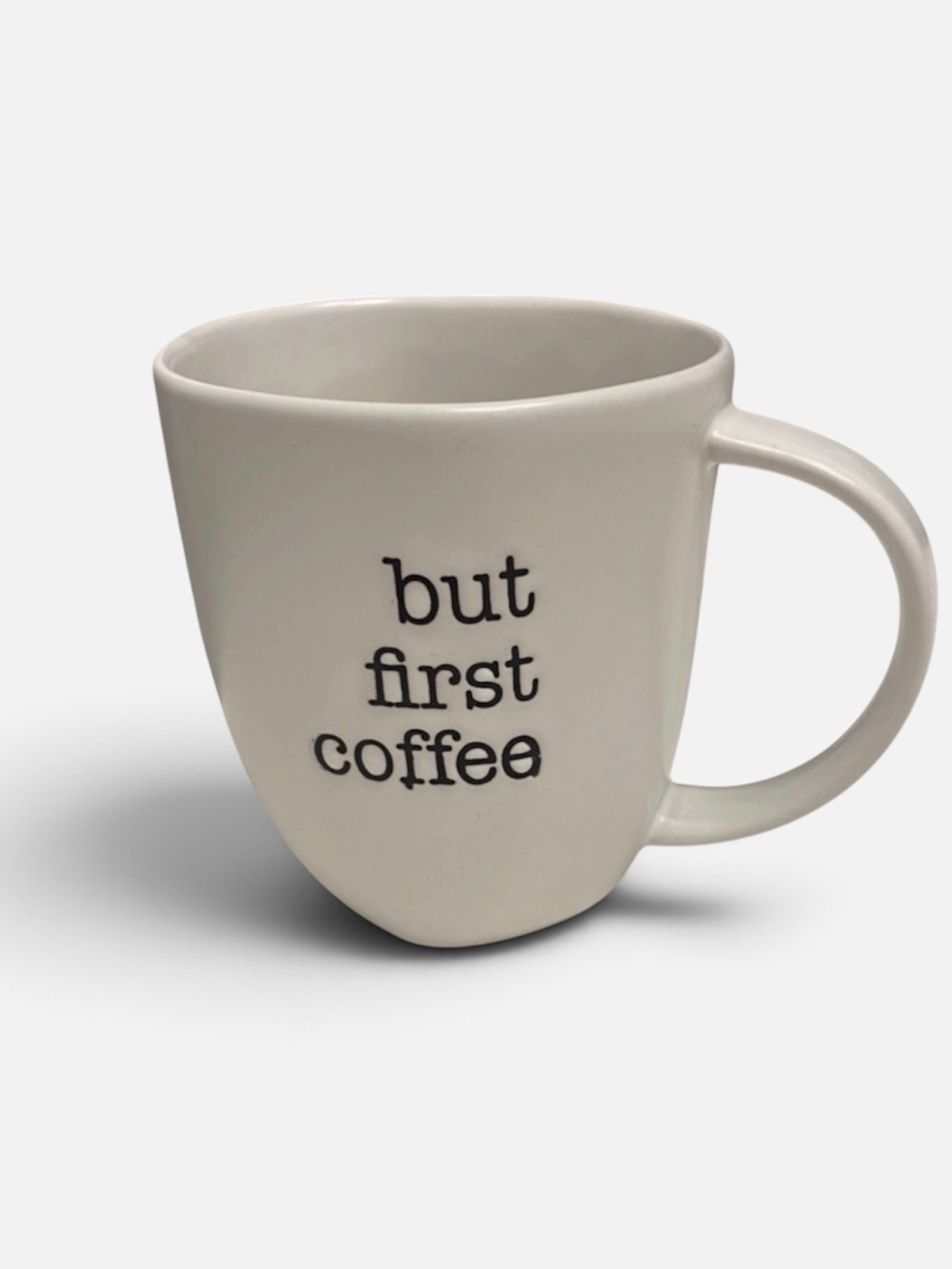 But First Coffee White Ceramic Mug